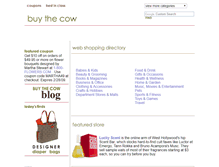 Tablet Screenshot of buythecow.com